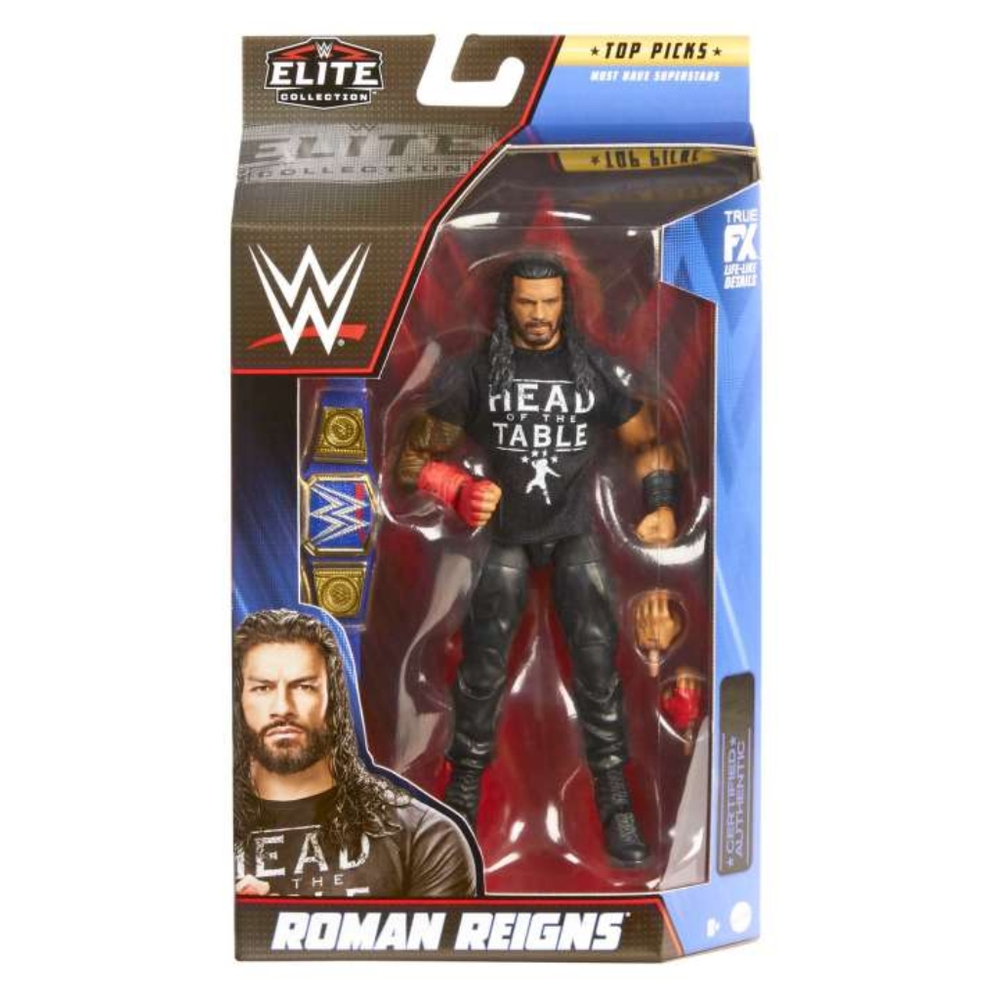 WWE Top Picks Elite Roman Reigns Action Figure NEW Bloodline Tribal Chief